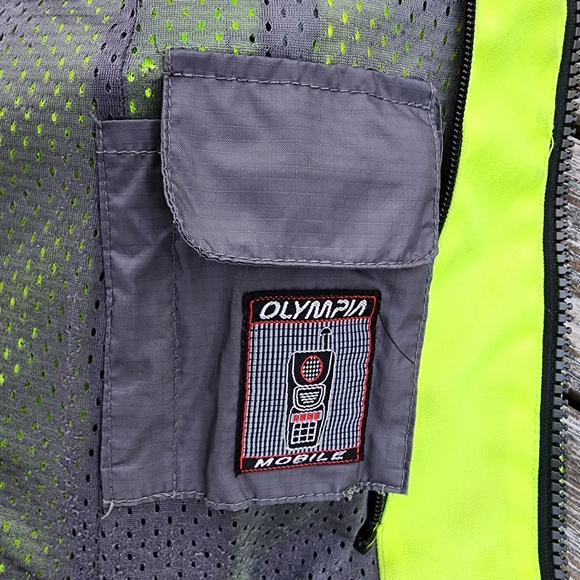 OLYMPIA Vented Motorcyle Jacket~L - Picture 7 of 16